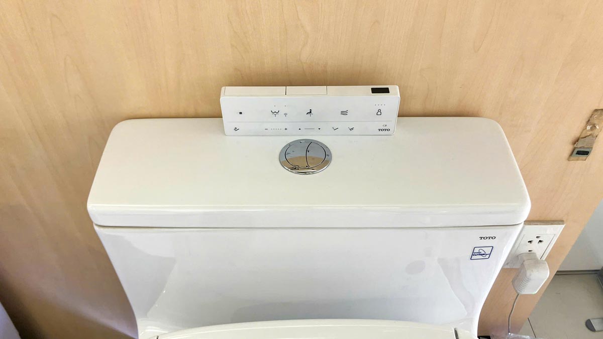 Bồn cầu TOTO MS625CDW25 1 khối nắp điện tử Washlet S5 TCF34461GAA giấu dây - 12