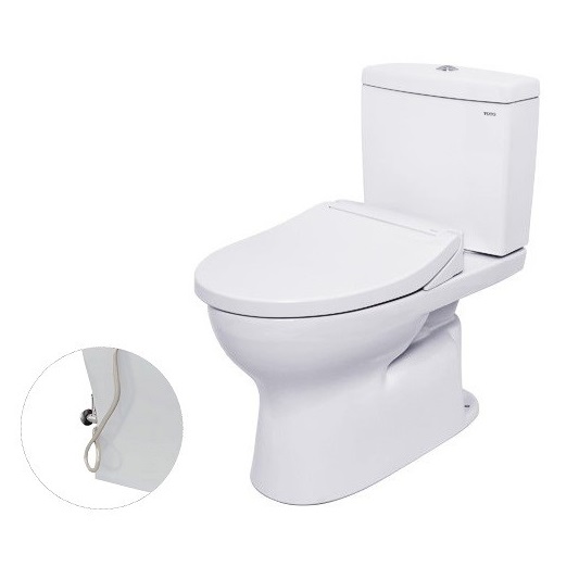 Bồn cầu TOTO CS320DRE2 2 khối nắp rửa cơ TCW07S