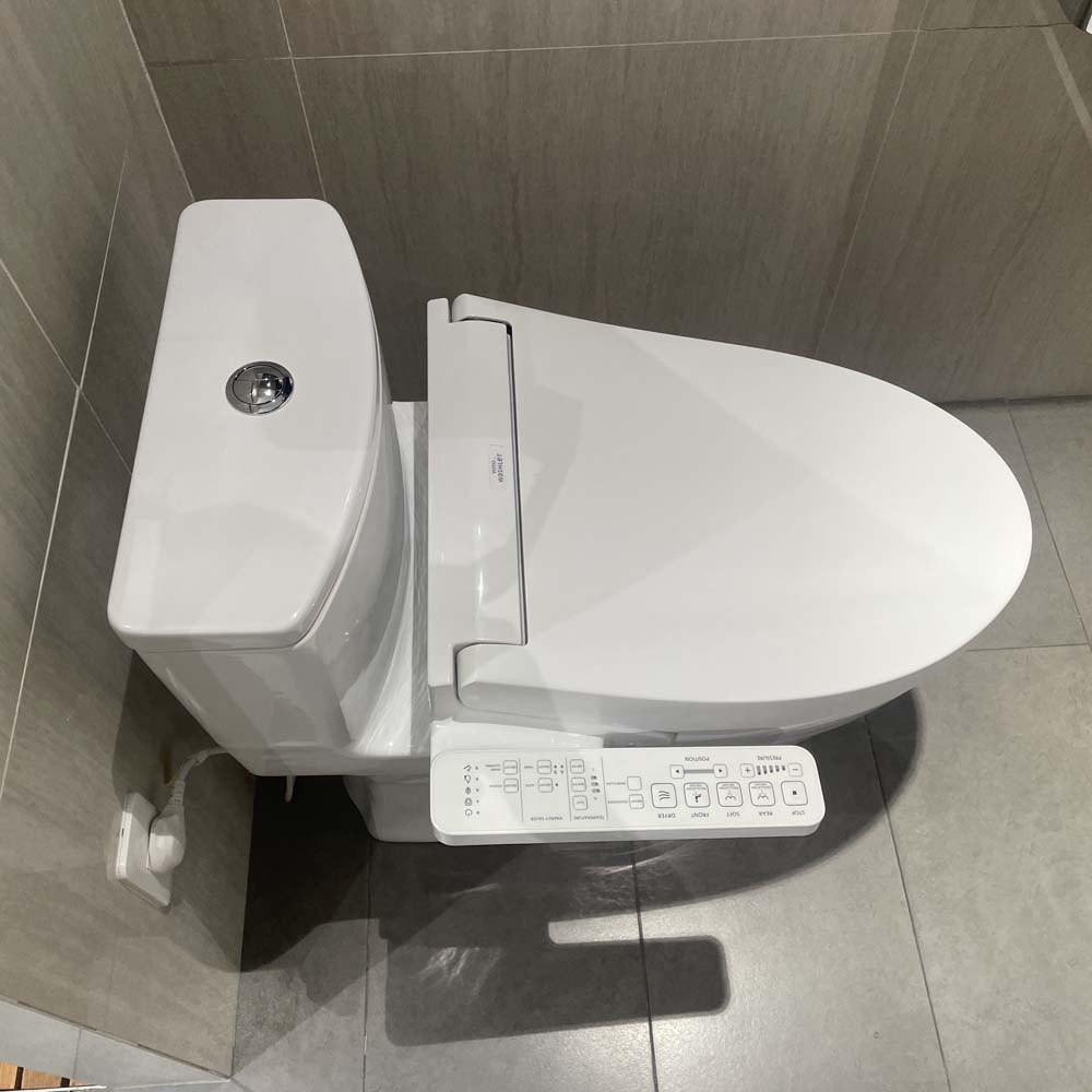 Bồn cầu TOTO MS885CDW17 1 khối nắp điện tử Washlet C2 TCF23460AAA giấu dây - 6