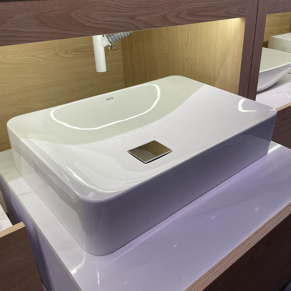 Chậu lavabo đặt bàn Galalato TOTO PJS03WE#GW (PJS03WEGW) trắng bóng - 13