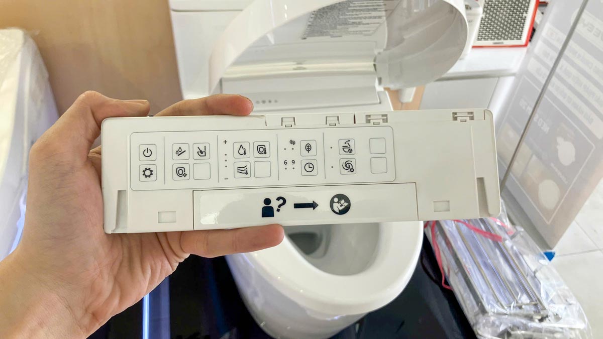 Bồn cầu TOTO MS625CDW25 1 khối nắp điện tử Washlet S5 TCF34461GAA giấu dây - 14