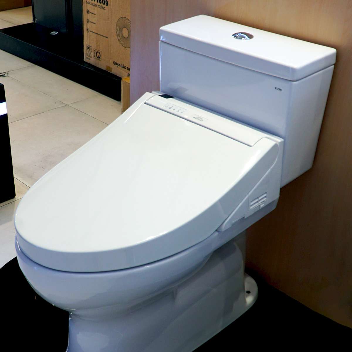 Bồn cầu TOTO CS302DW14 2 khối nắp điện tử Washlet C5 TCF24410AAA - 10