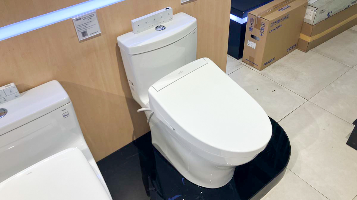 Bồn cầu TOTO MS889DRW25 1 khối nắp điện tử Washlet S5 TCF34461GAA - 3
