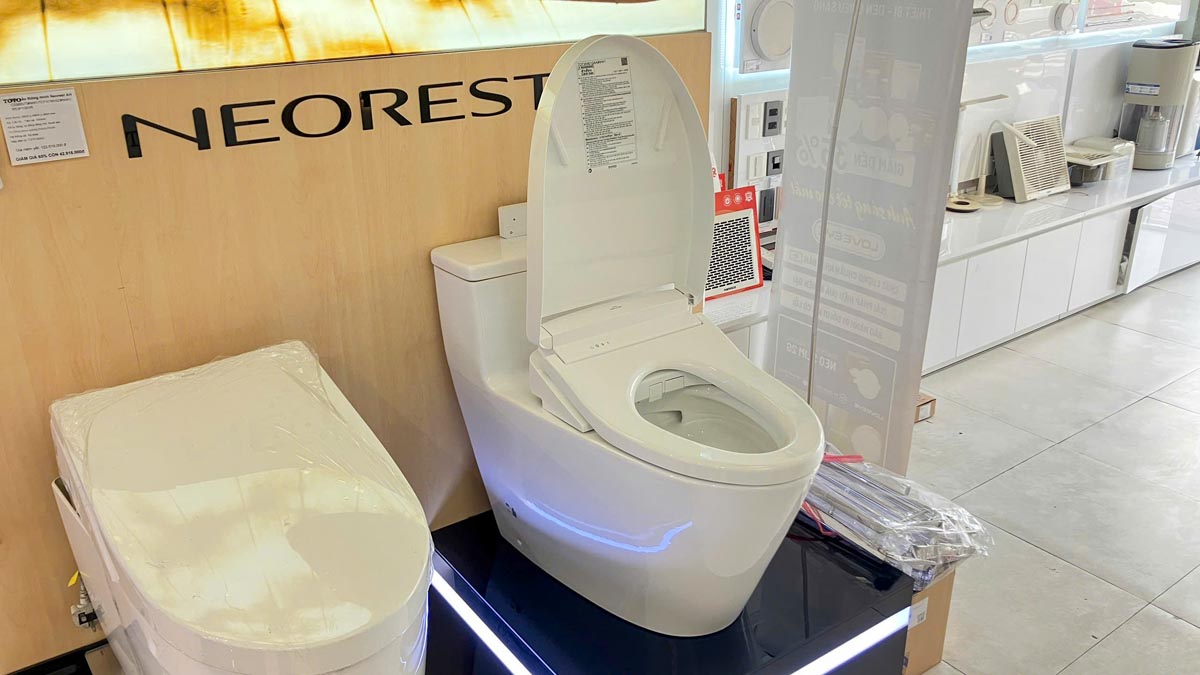 Bồn cầu TOTO MS625CDW25 1 khối nắp điện tử Washlet S5 TCF34461GAA giấu dây - 6