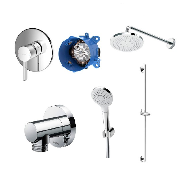 Bộ sen âm TOTO TBW01003A nóng lạnh