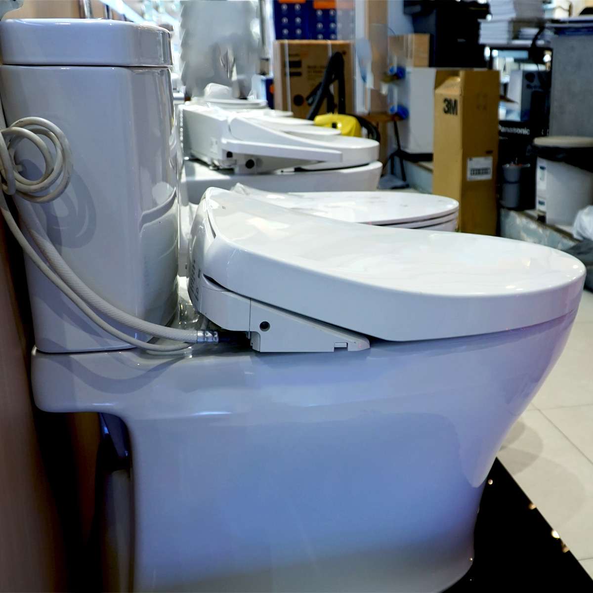 Bồn cầu TOTO CS769DRW11 2 khối nắp điện tử Washlet S7 TCF4911Z - 6
