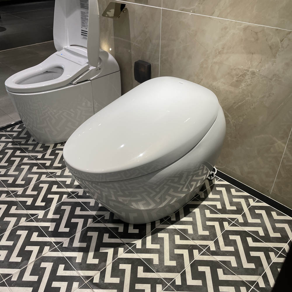 Bồn cầu thông minh Neorest NX II TOTO CS901KVT T53P100VR bảng điều khiển nickel mờ - 8