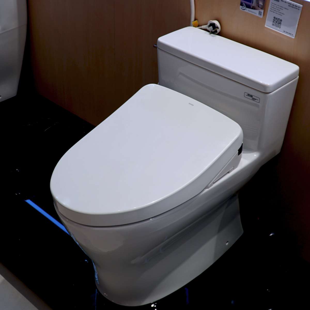 Bồn cầu TOTO MS188VKW11 T53P100VR 1 khối nắp điện tử Washlet S7 TCF4911Z - 14