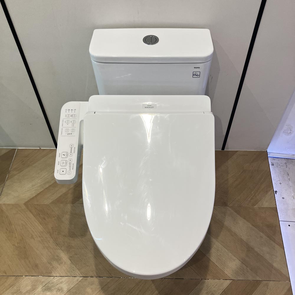Bồn cầu 1 khối TOTO MS857DW18 nắp điện tử TCF23710AAA Washlet C2 cơ bản - 3