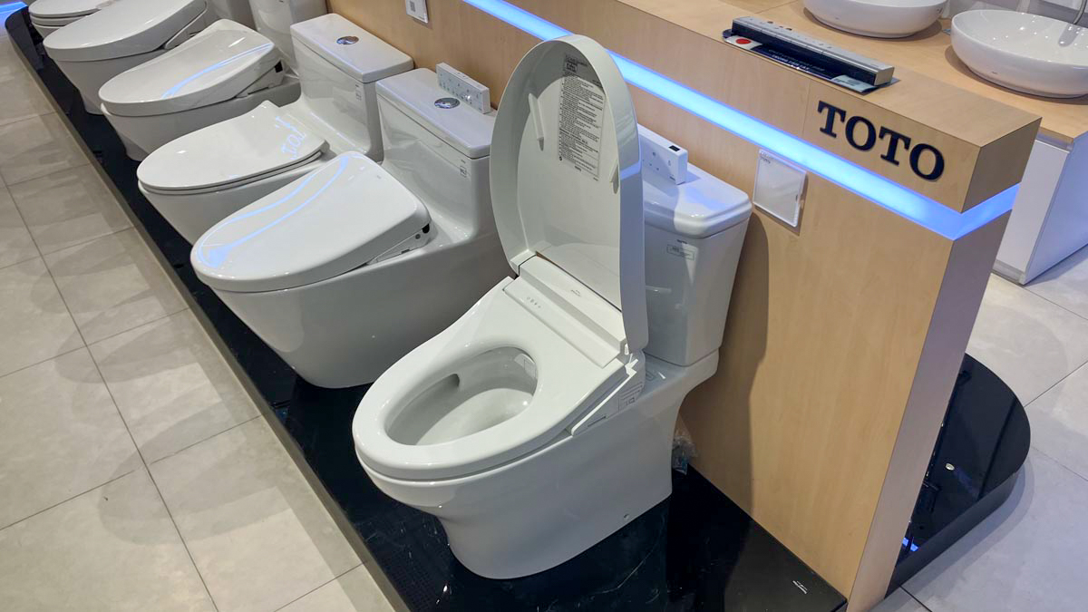 Bồn cầu TOTO CS986GW25 2 khối nắp điện tử Washlet S5 TCF34461GAA - 9