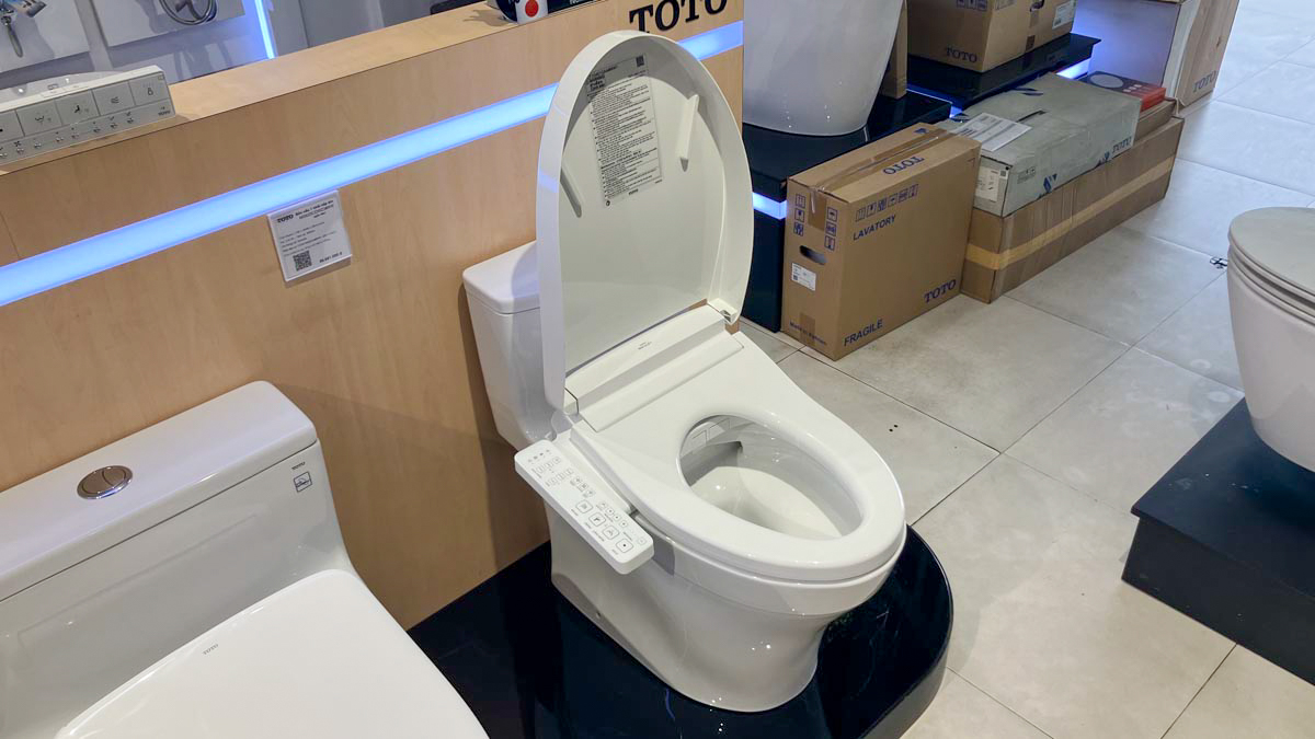 Bồn cầu TOTO MS885CDW24 1 khối nắp điện tử Washlet S2 TCF33461GAA giấu dây - 9