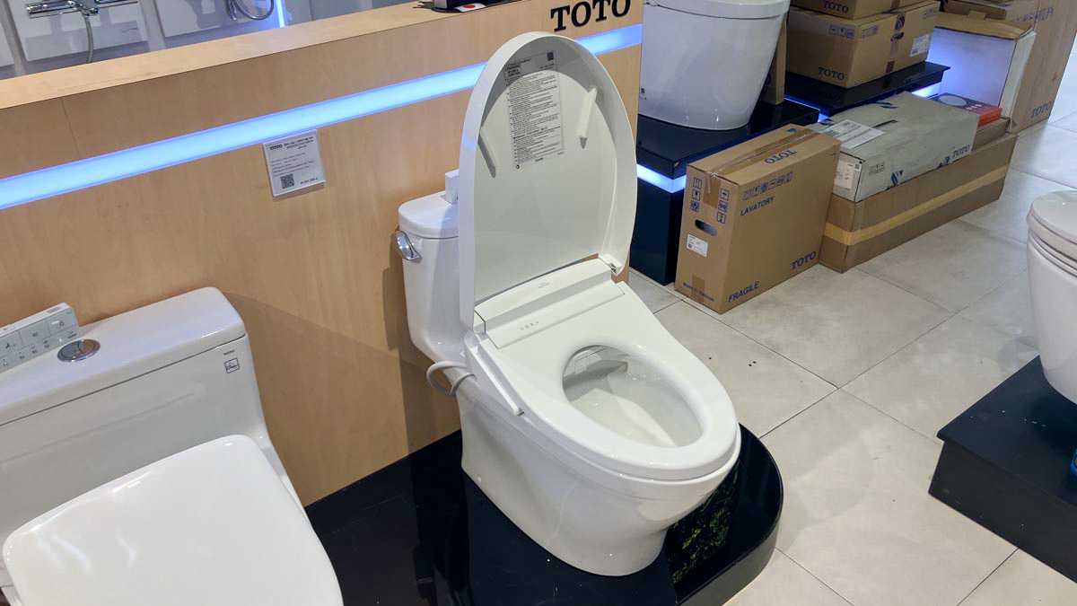 Bồn cầu TOTO MS887RW25 1 khối nắp điện tử Washlet S5 TCF34461GAA - 8