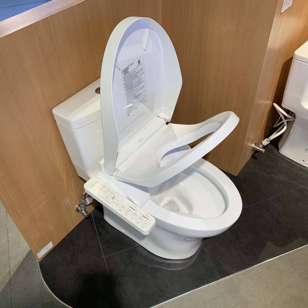Bồn cầu TOTO MS889CDRW17 1 khối nắp điện tử Washlet C2 TCF23460AAA giấu dây - 8