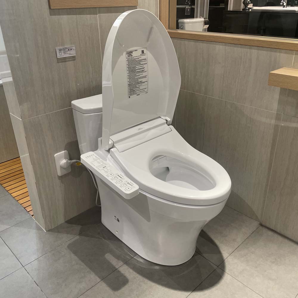 Bồn cầu TOTO MS885CDW17 1 khối nắp điện tử Washlet C2 TCF23460AAA giấu dây - 8
