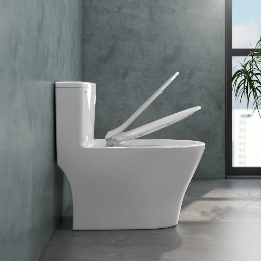 Bồn cầu 1 khối Viglacera V36 nắp êm (+ vòi xịt VG826) - 5