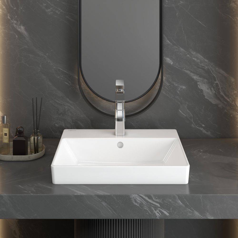 Chậu lavabo đặt bàn Viglacera V29 - 6