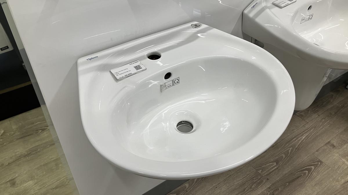 Chậu rửa lavabo treo tường Viglacera VTL2 - 3