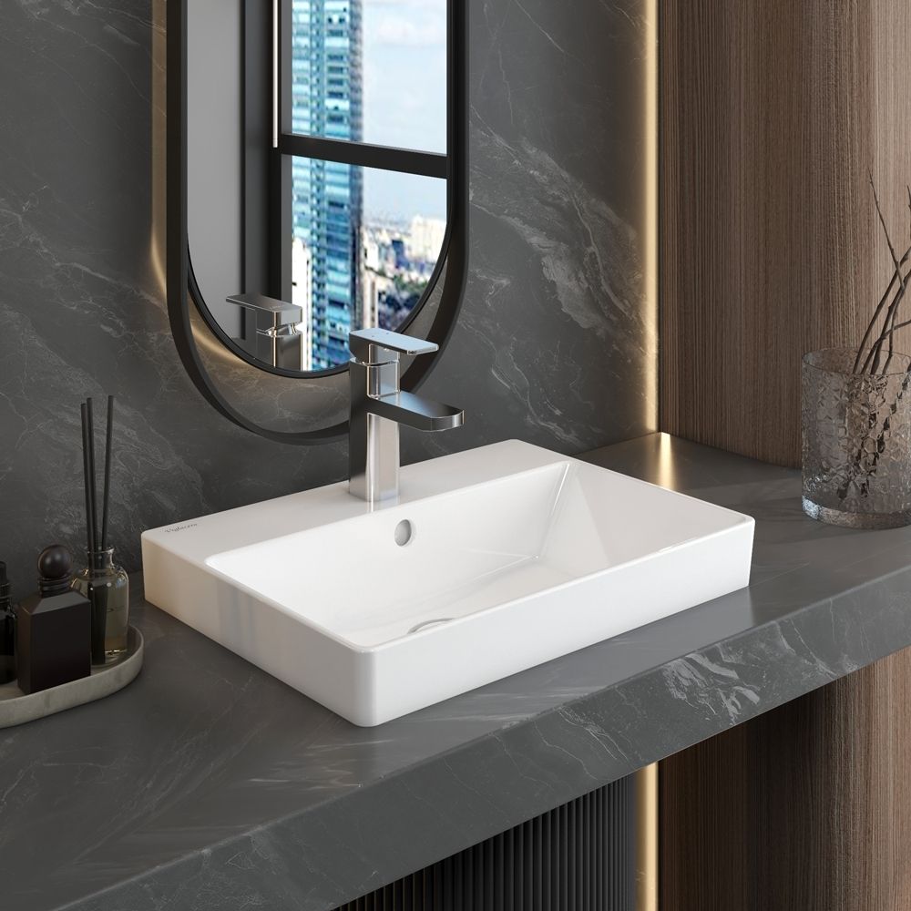 Chậu lavabo đặt bàn Viglacera V29 - 5