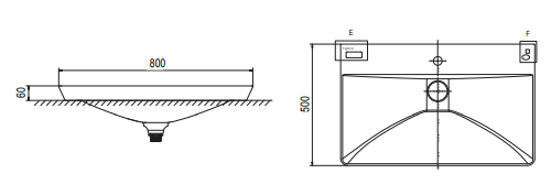 Tủ chậu Viglacera CB68