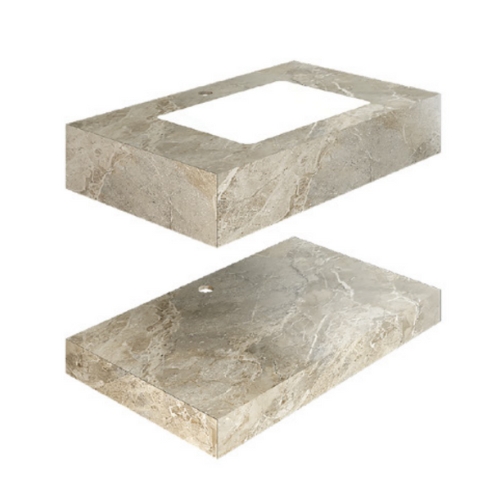 Chậu lavabo âm bàn đá 2 tầng Viglacera US8-9GP05