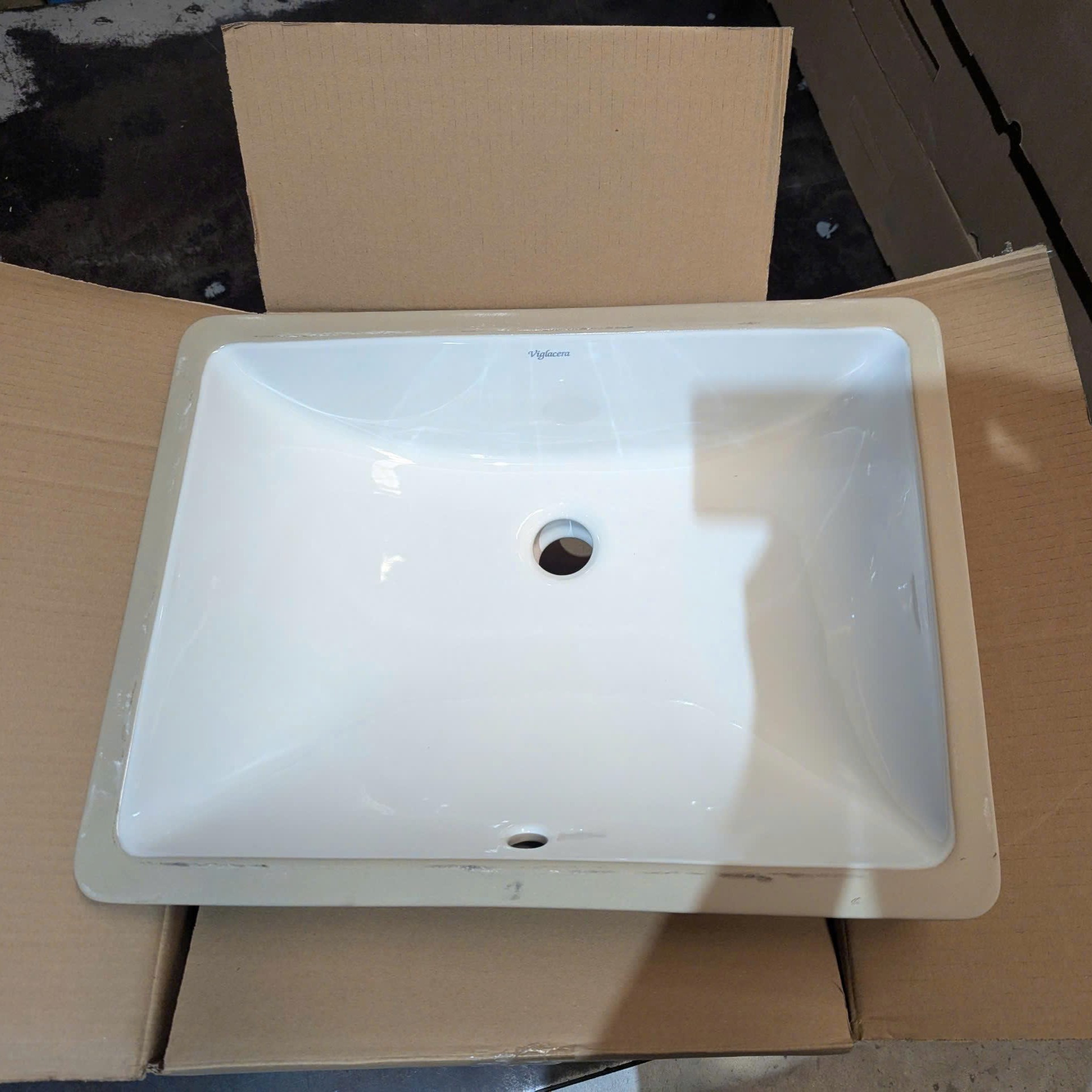 Chậu lavabo âm bàn Viglacera US3 - 2