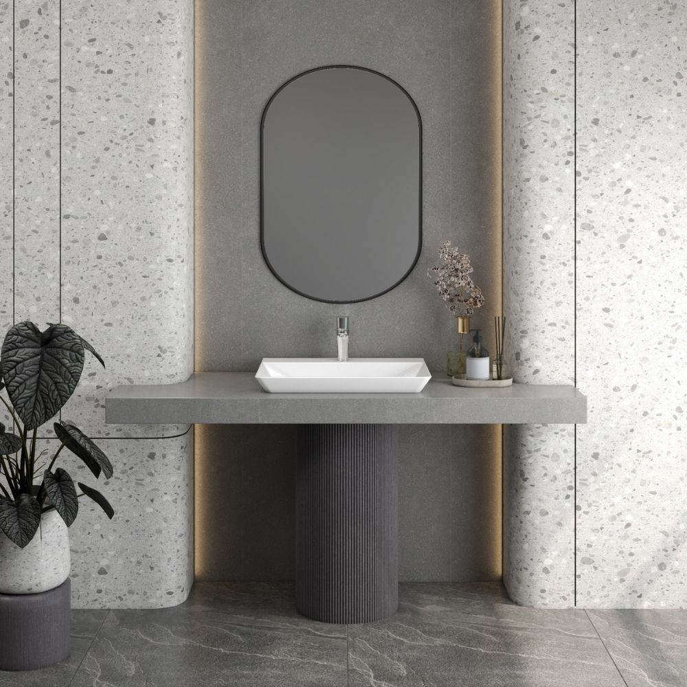 Chậu lavabo đặt bàn Viglacera CB70 - 6
