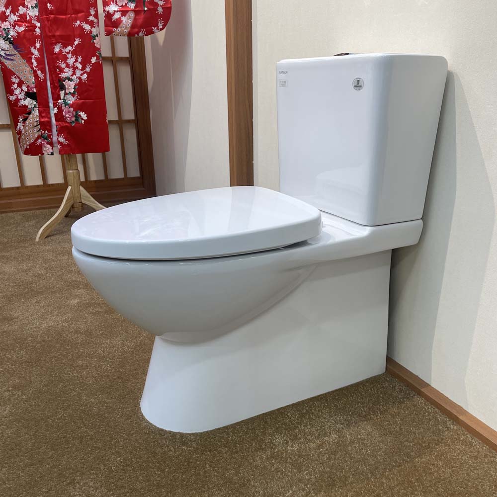Bồn cầu 2 khối Waterfall Viglacera Platinum P.12.600 nắp êm - 12