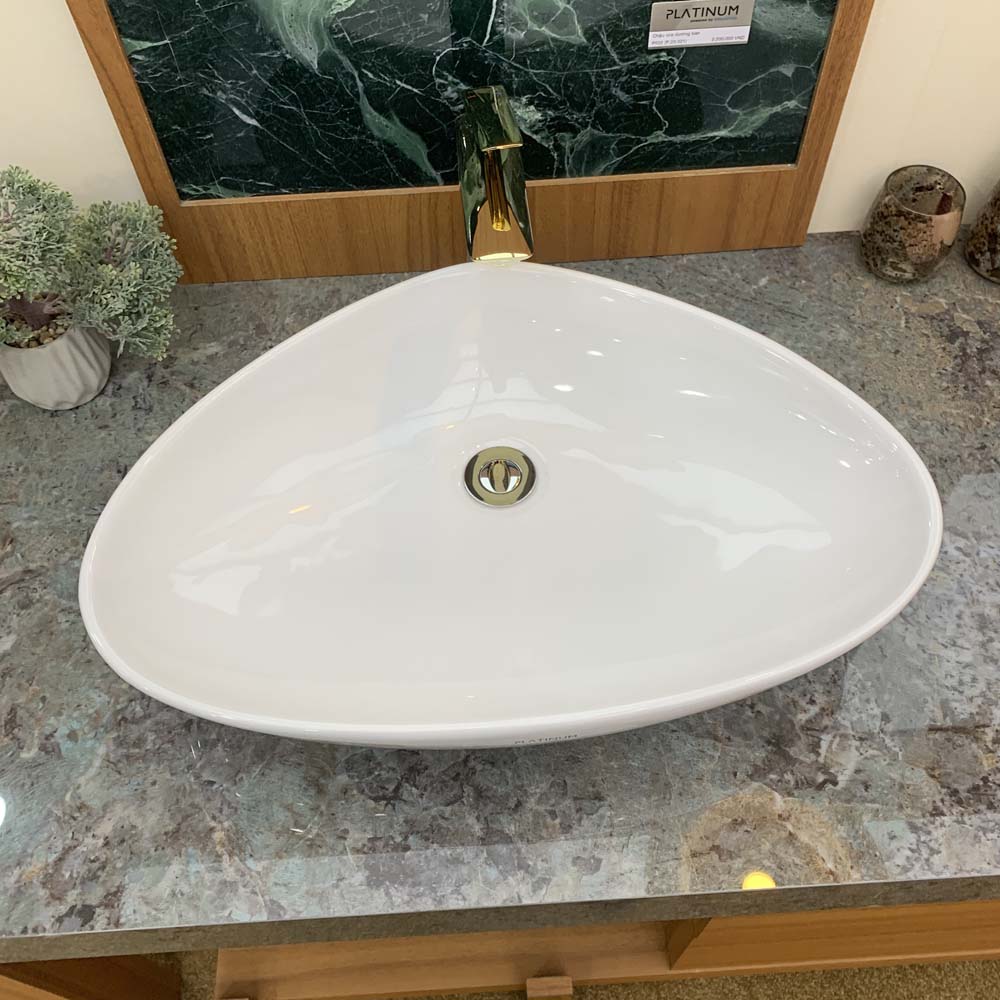 Chậu lavabo đặt bàn Viglacera Platinum P.23.321 - 9