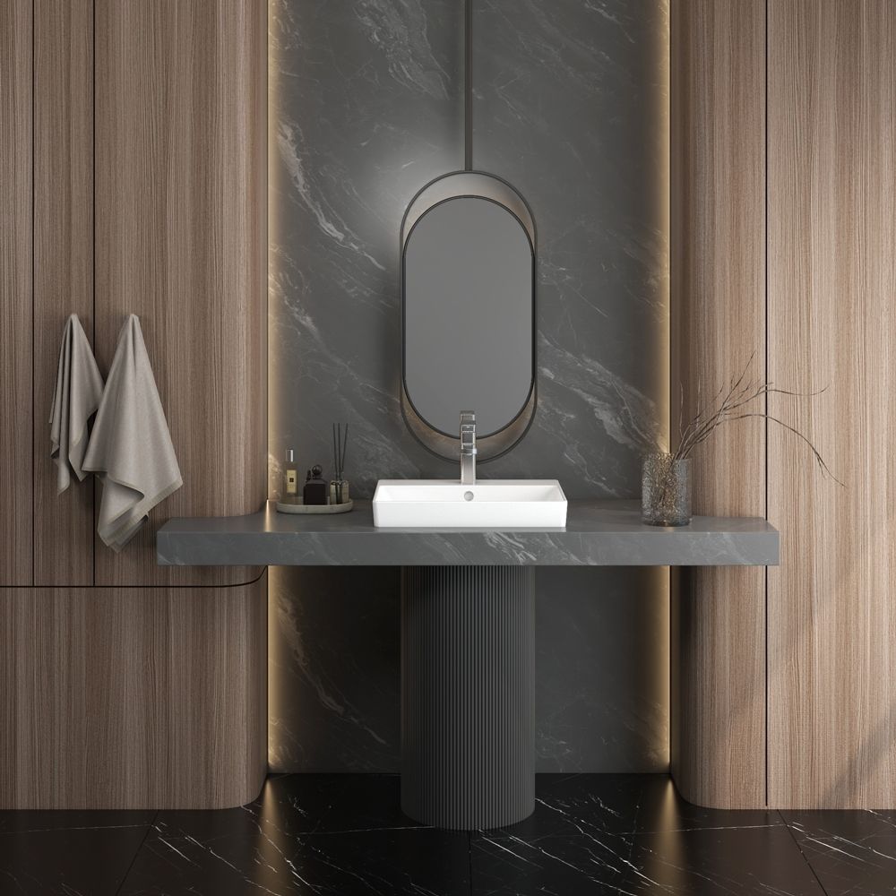 Chậu lavabo đặt bàn Viglacera V29 - 4