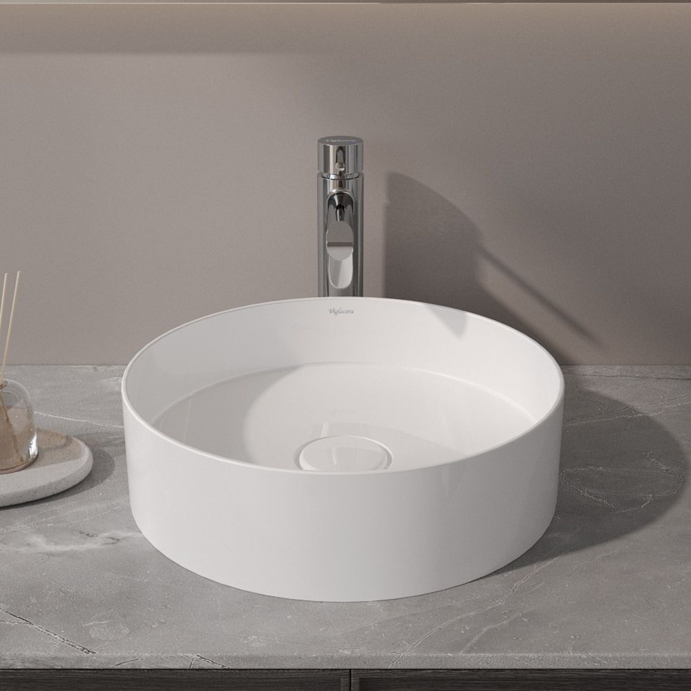 Chậu lavabo đặt bàn Viglacera CM02 - 6
