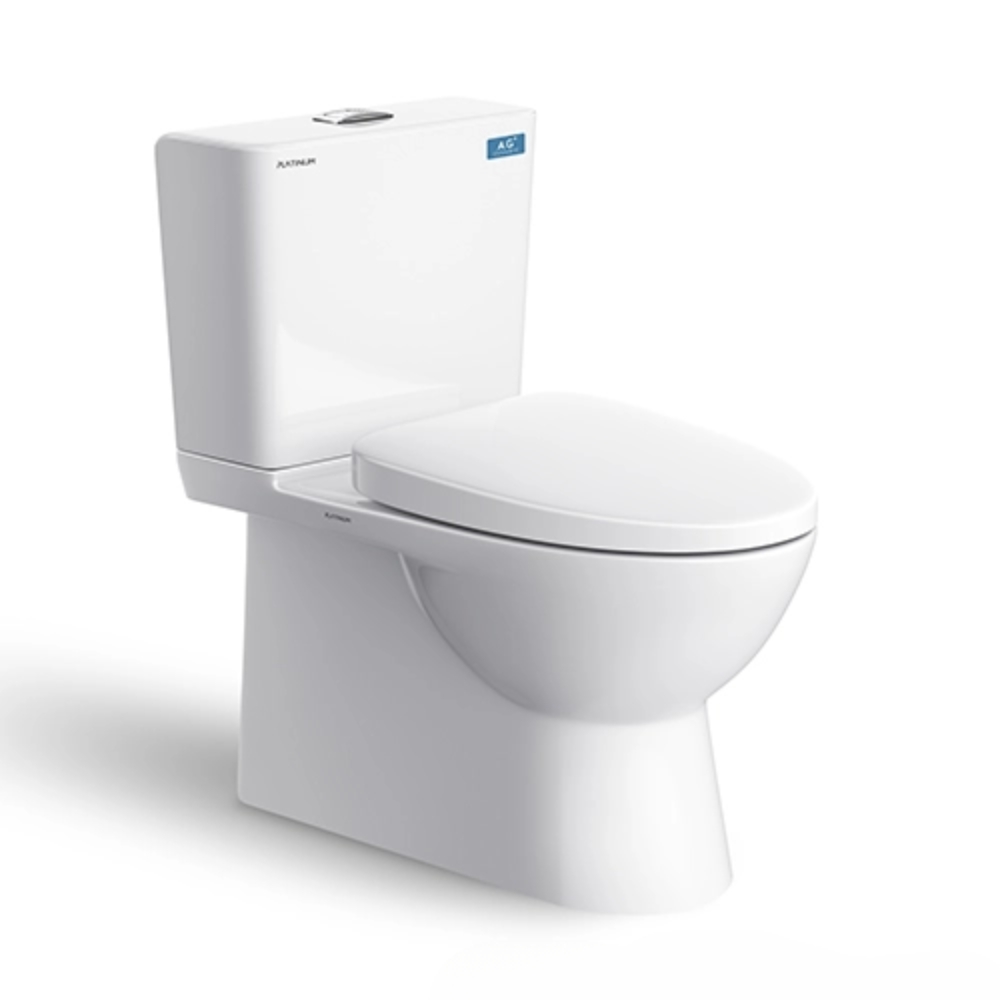 Bồn cầu 2 khối Waterfall Viglacera Platinum P.12.600 nắp êm