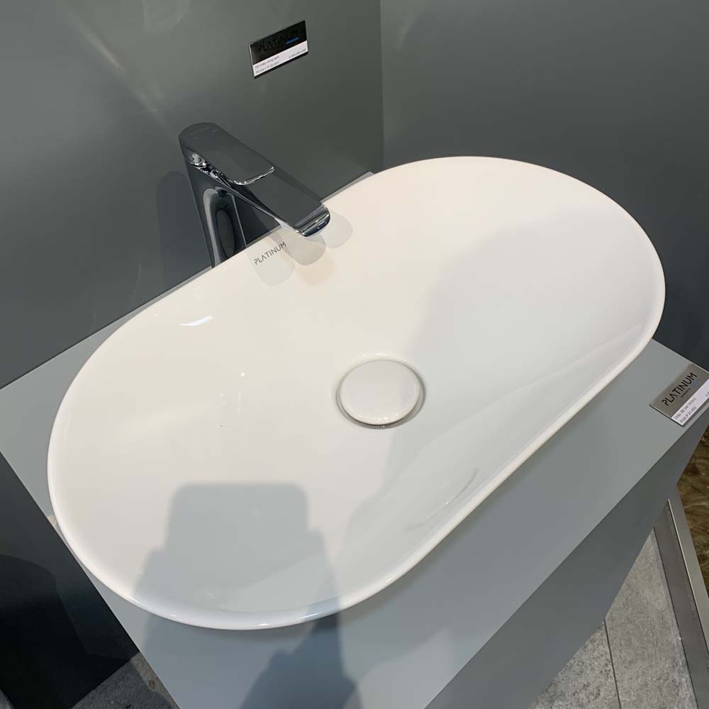 Chậu lavabo đặt bàn Viglacera Platinum P.21.450 - 7