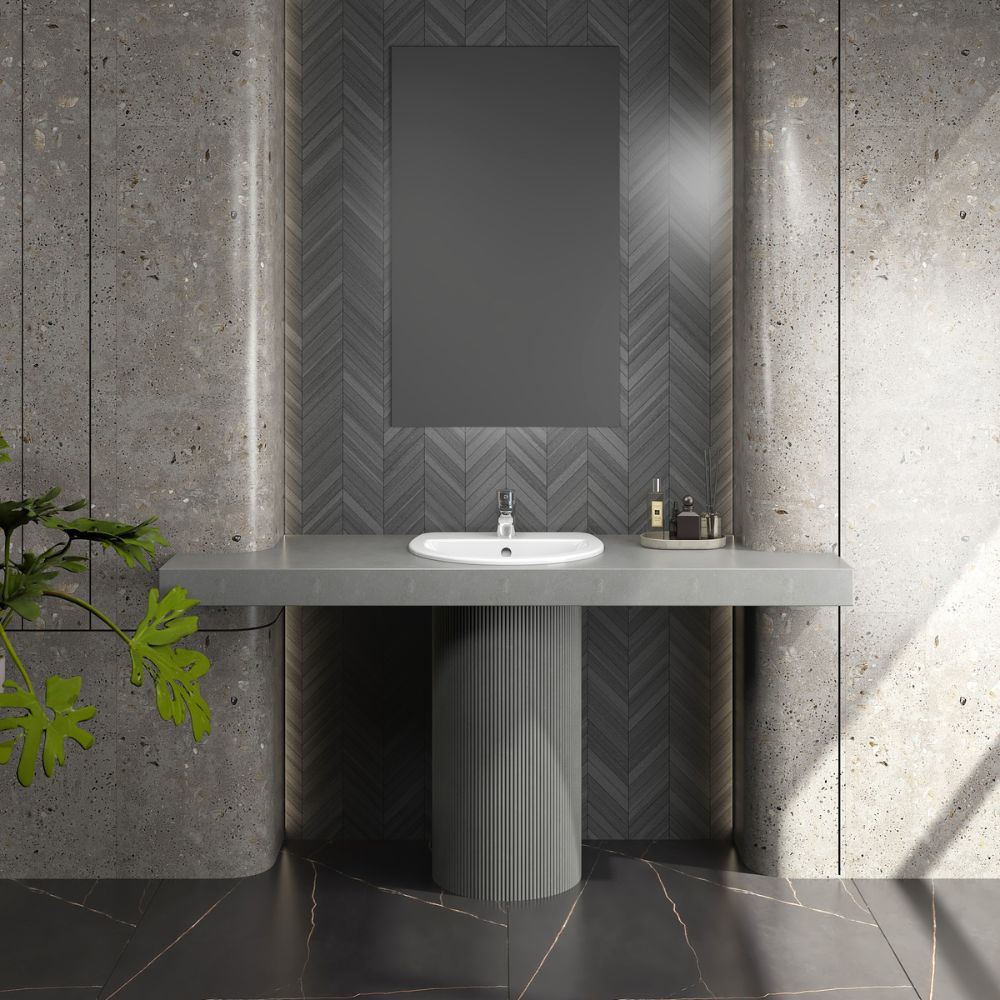 Chậu rửa lavabo bán dương bàn Viglacera CD12 - 3