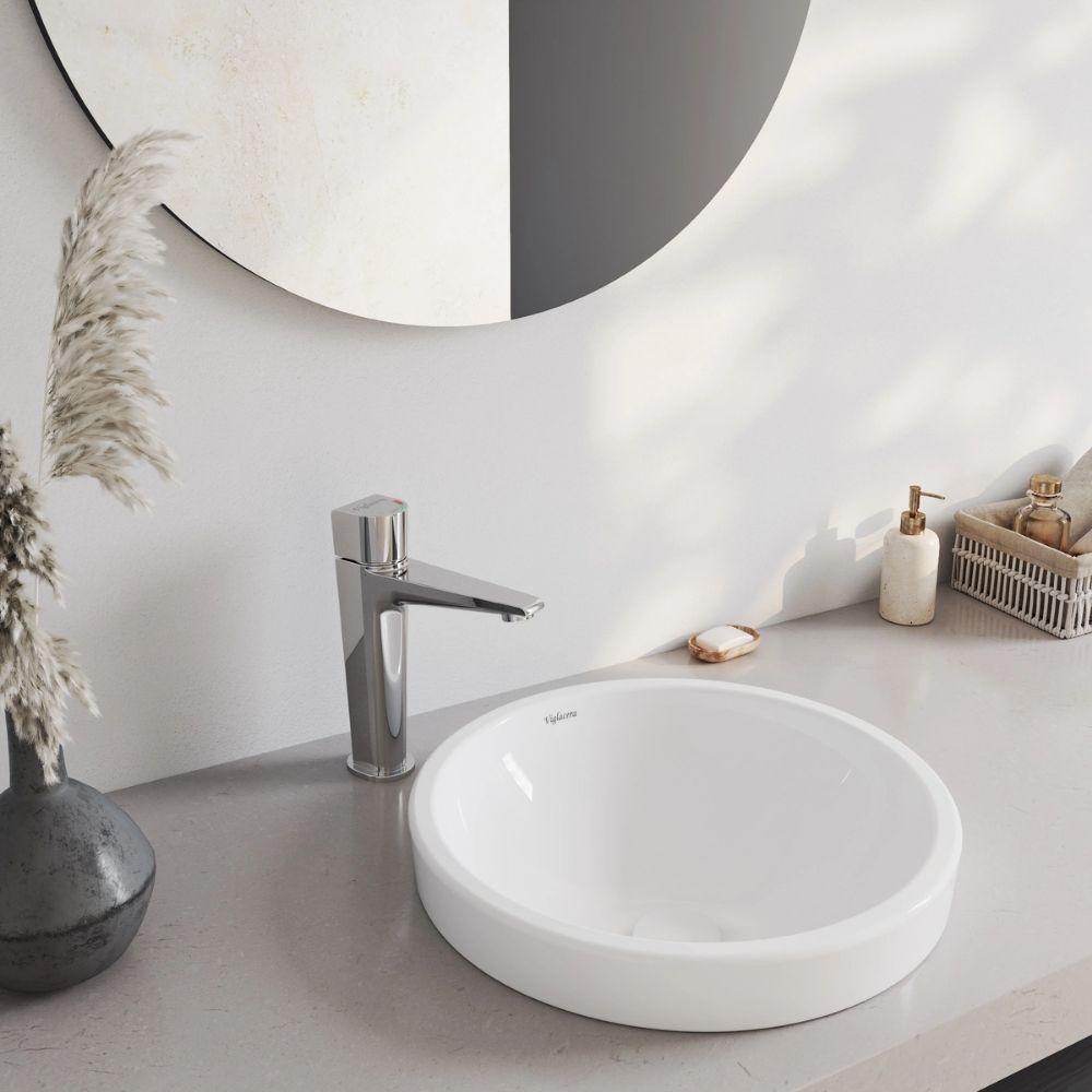 Vòi chậu lavabo nóng lạnh Viglacera VG136.1 - 8