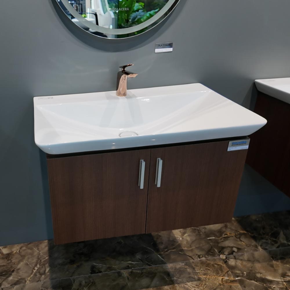 Chậu lavabo đặt bàn Viglacera CB68 - 4