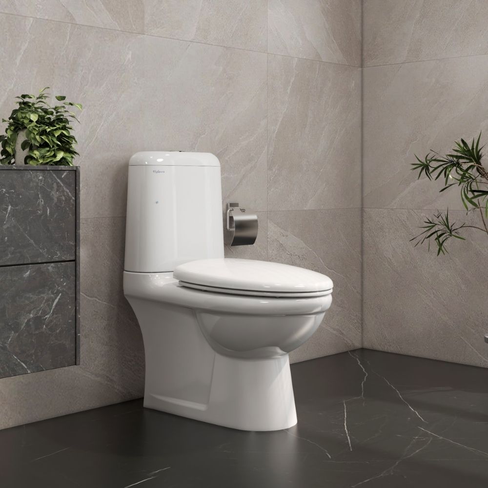 Bồn cầu 2 khối Viglacera VI107 nắp êm - 11