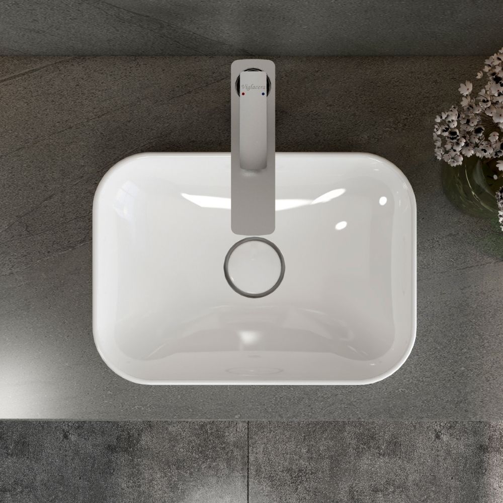 Chậu lavabo đặt bàn Viglacera V27 - 6
