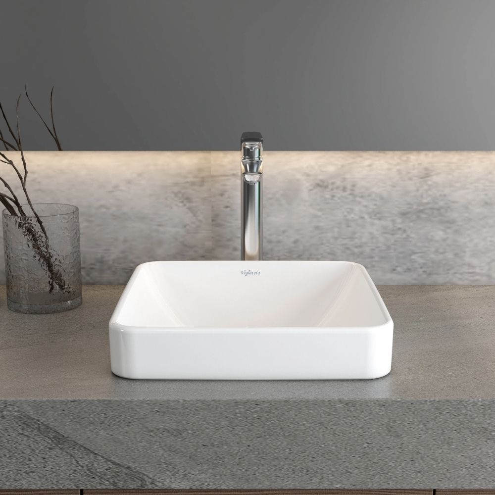 Chậu lavabo dương vành Viglacera CD20 - 9