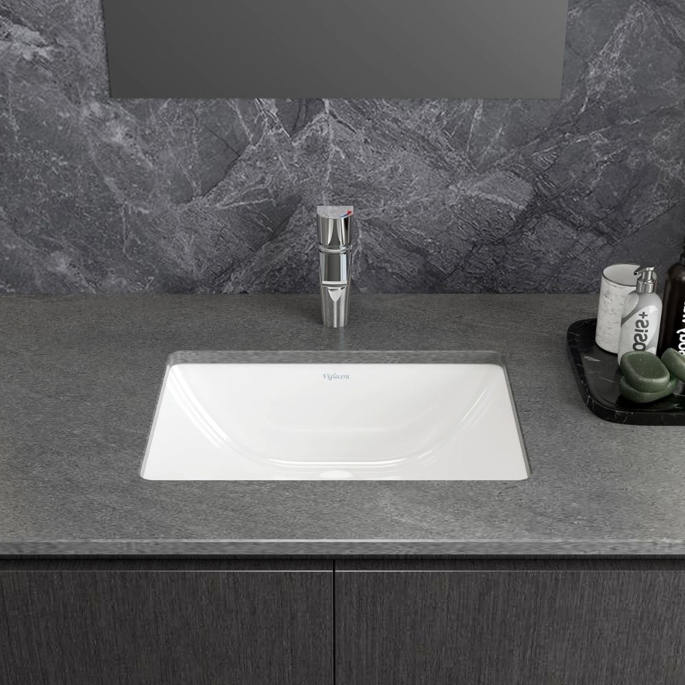 Chậu lavabo âm bàn Viglacera TS1 - 8