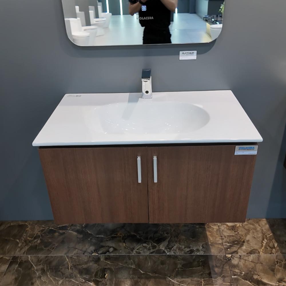 Chậu lavabo đặt bàn Viglacera CB69 - 5