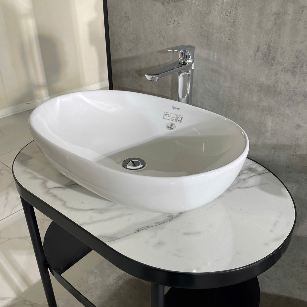 Chậu lavabo đặt bàn Viglacera CD15 - 6
