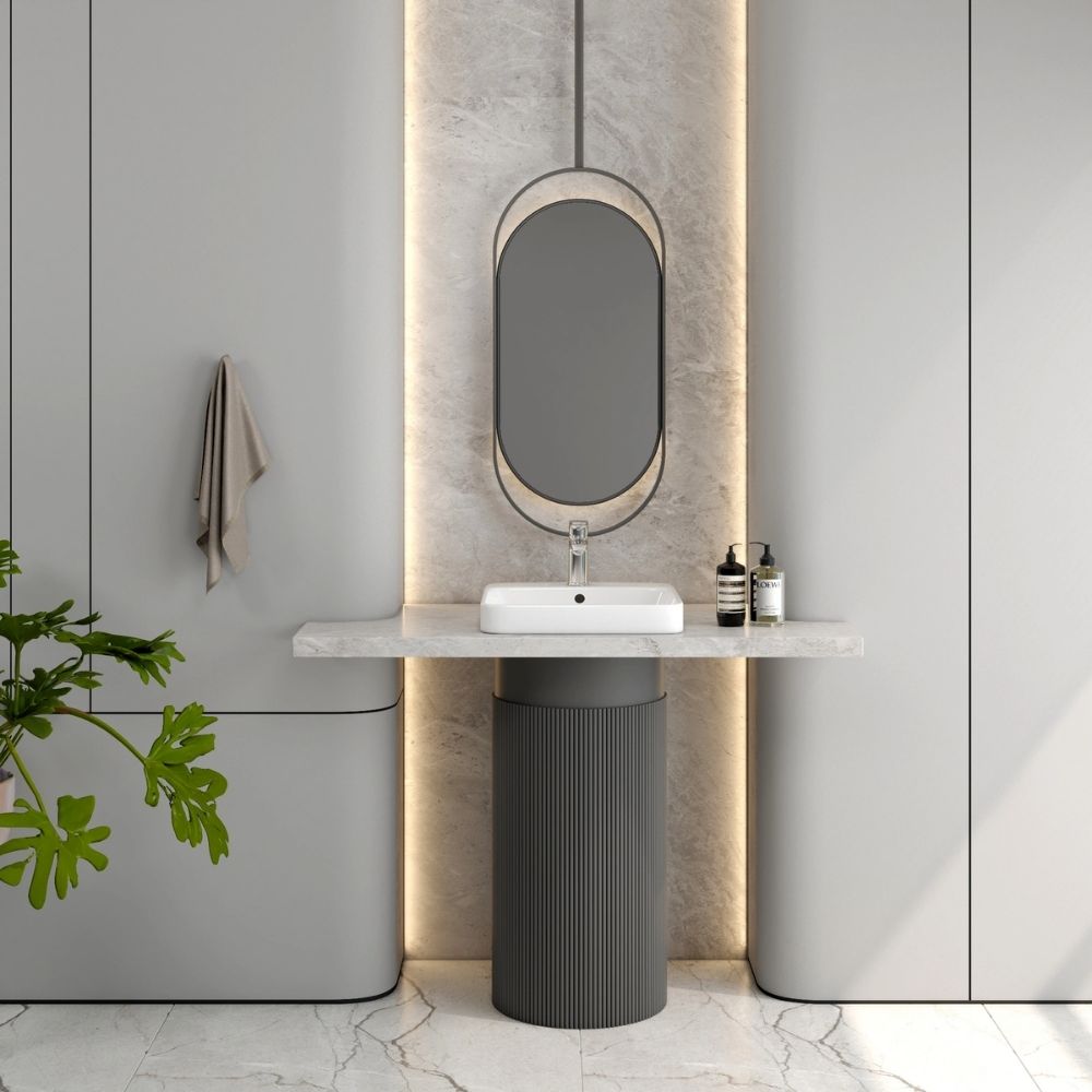 Chậu lavabo đặt bàn Viglacera V24 - 10