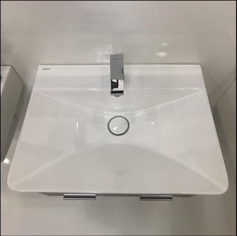 Chậu lavabo đặt bàn Viglacera CB68 - 6