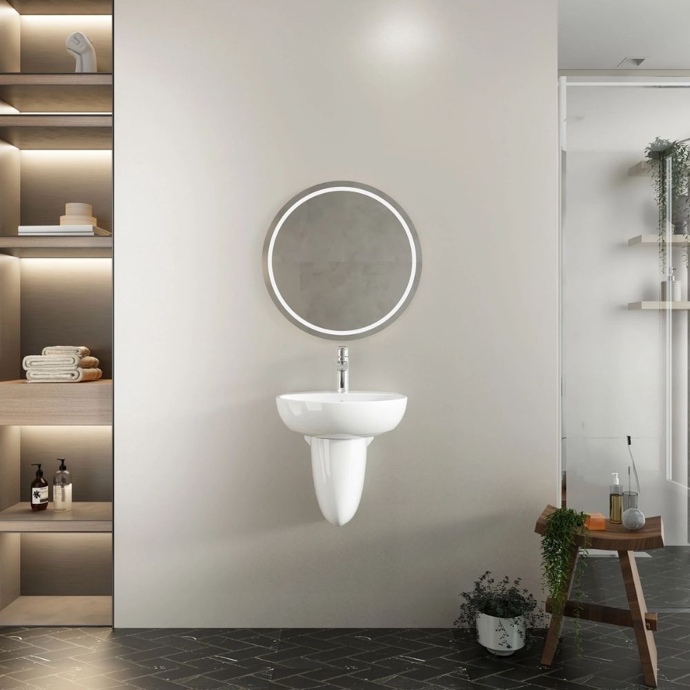 Chậu rửa lavabo treo tường Viglacera V523 - 5