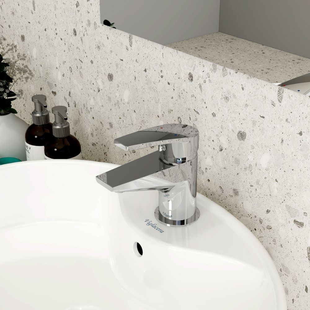 Vòi chậu lavabo nóng lạnh Viglacera VG168 - 4