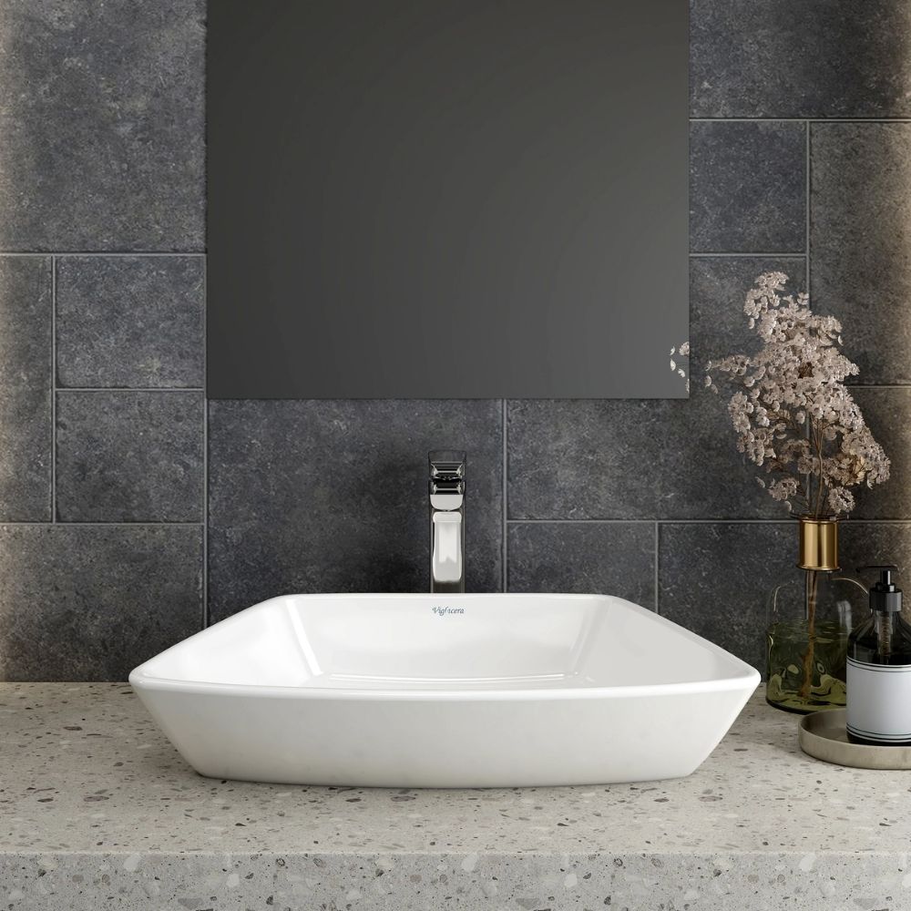 Chậu lavabo đặt bàn Viglacera CD16 - 5