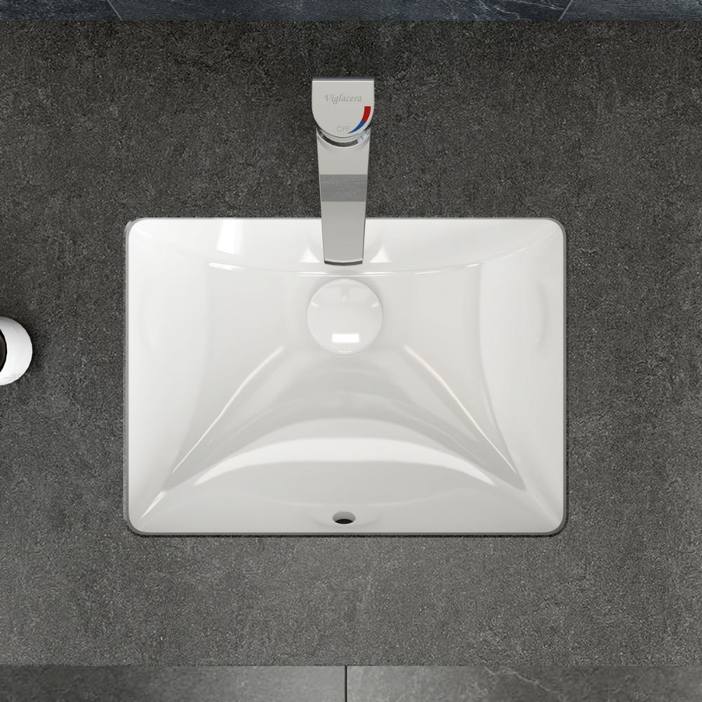 Chậu lavabo âm bàn Viglacera US1 - 6