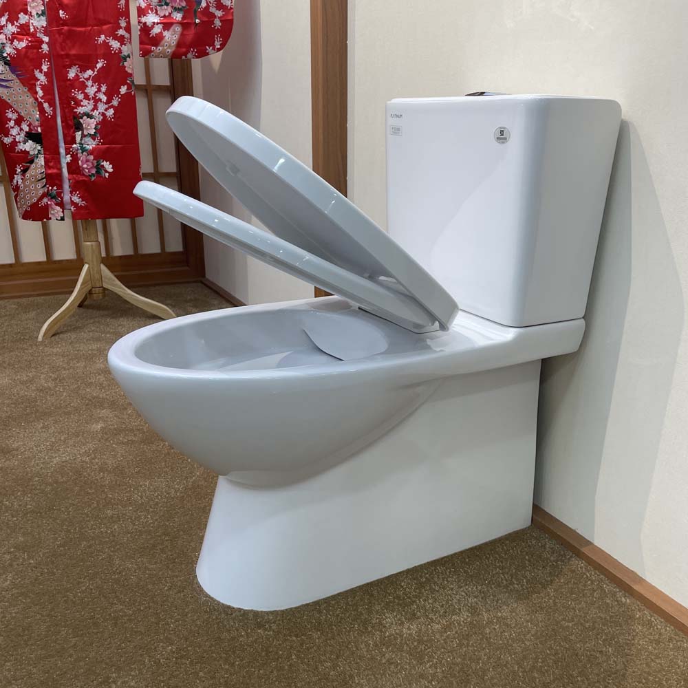 Bồn cầu 2 khối Waterfall Viglacera Platinum P.12.600 nắp êm - 9