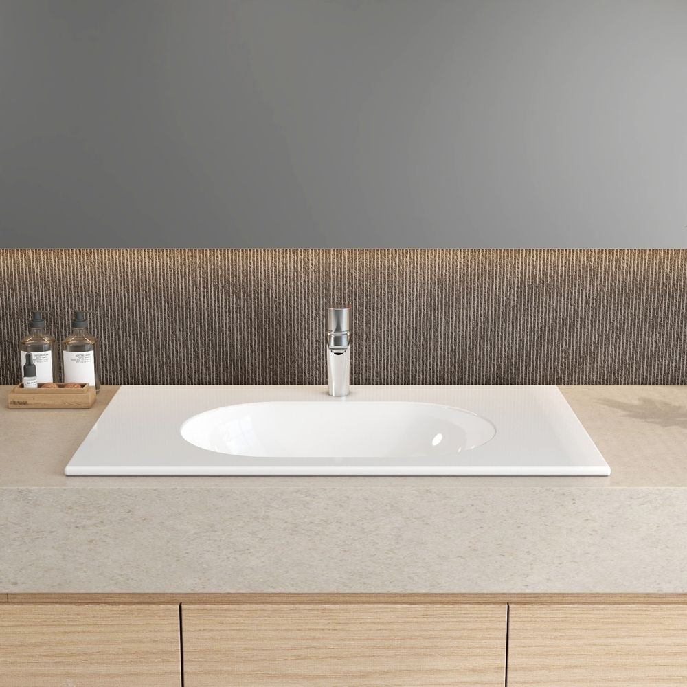 Chậu lavabo đặt bàn Viglacera CB69 - 11
