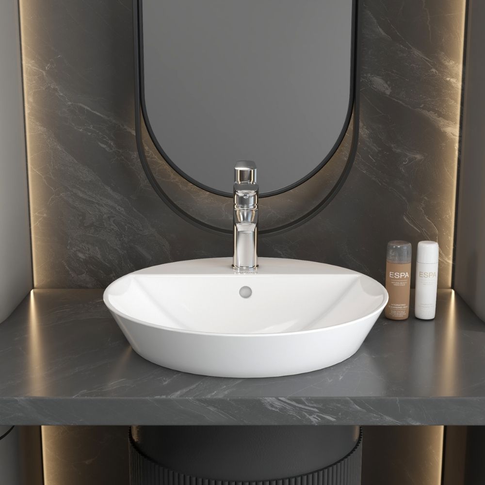 Chậu lavabo đặt bàn Viglacera V26 - 10